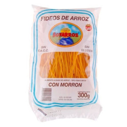 Fideos de arroz Morron paq. 300 grs. SOYARROZ