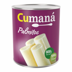 Palmito Enteros 750 grs. CUMANA