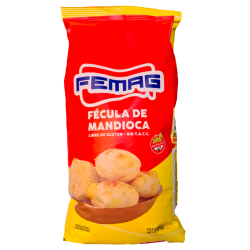 Fecula de mandioca paq. 1 kg. FEMAG