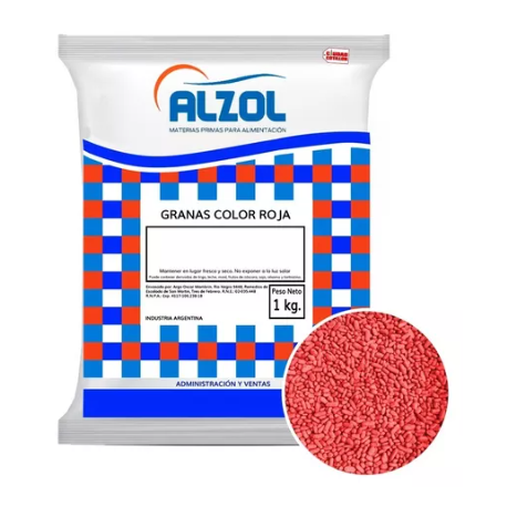 Granas Rojo 1 kg ALZOL