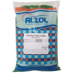 Granas Verde Claro 1 kg ALZOL