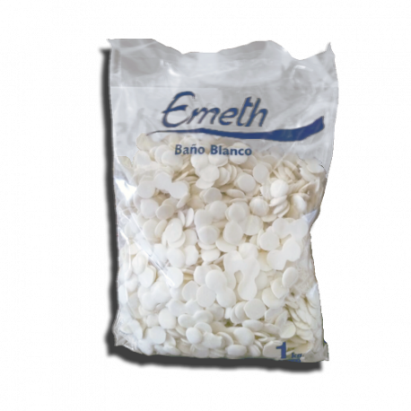 Baño Blanco Botones 5* 1Kg EMETH