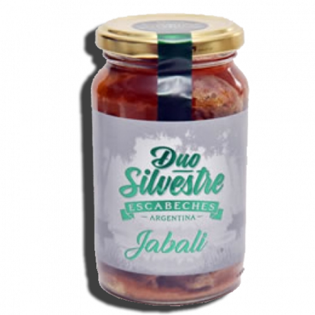 Escabeche de Jabali frasco 500 grs. DUO SILVESTRE