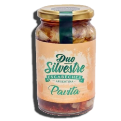 Escabeche de Pavita en frasco de 500 grs. DUO SILVESTRE