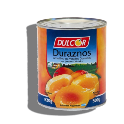 Durazno en lata 12* 820 grs. HOR VIN DUL