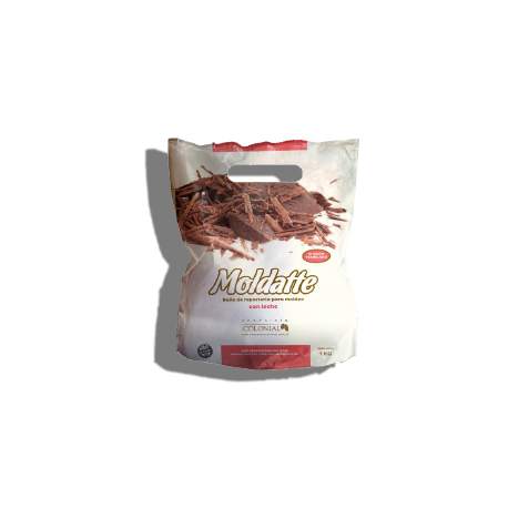 Chocolate con leche Moldatte pouch 1 kg.