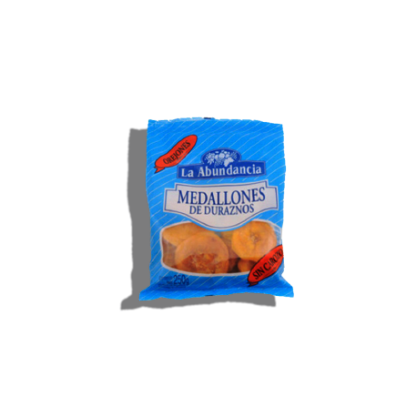 Medallones de durazno bolsa de 1 kg.