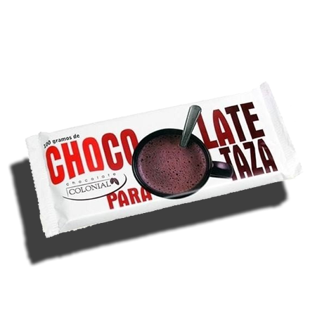 Chocolate para taza tableta 100 grs. COLONIAL