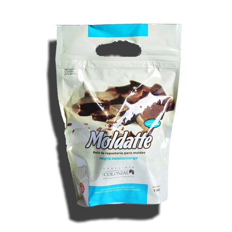 Chocolate semiamrgo Moldatte 1 kg.