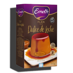 Flan Dulce de Leche 6* 60 Grs EMETH