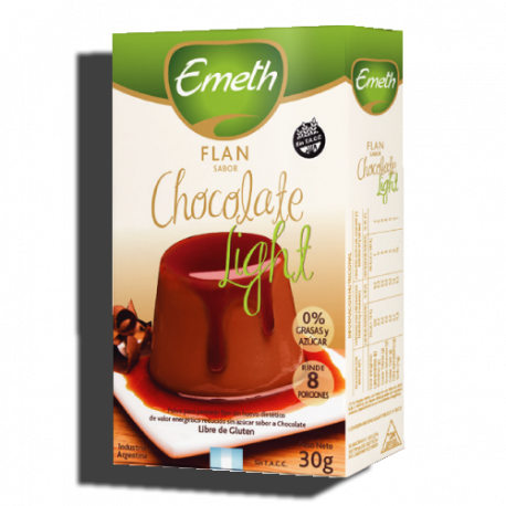 Flan Chocolate Light 6* 60 Grs BC EMETH