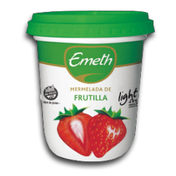 Mermelada Frutilla Light Pote Caja 12*420 Grs EMETH