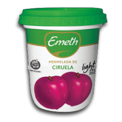 Mermelada Ciruela Light Pote Caja 12*420 Grs EMETH