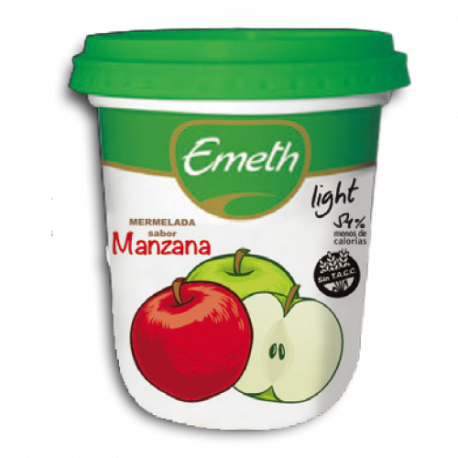 Mermelada manzana pote Light Caja 12*420gr