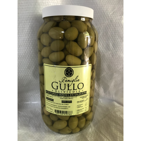 Aceituna verde nro 0 balde 2 kg. GULLO