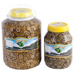 Aceituna verde rodaja 2 kg OLIVARES DEL CESAR