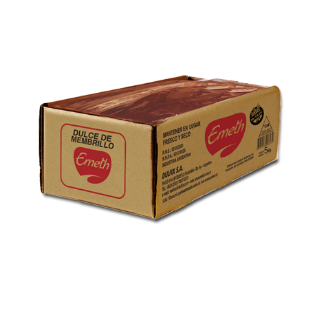 Dulce de Membrillo Cajon 5 Kg EMETH