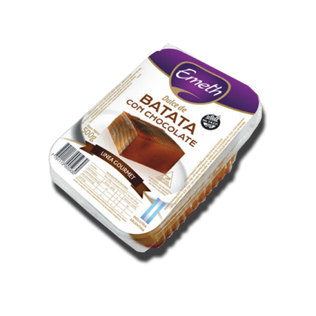 Dulce de Batata C/ Chocolate bandeja 12*500 Grs EMETH