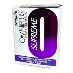 Suplemento Omniplus Supreme polvo sabor acai 30 sobres