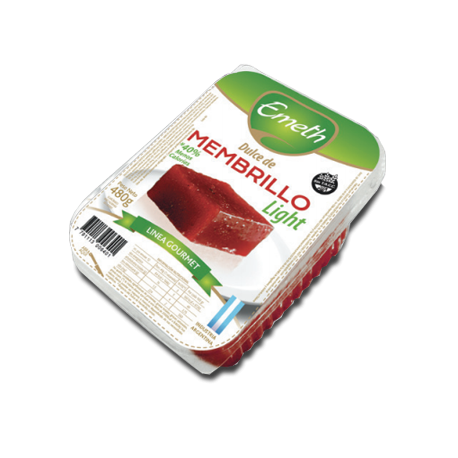 Dulce de Membrillo bandeja LIGHT 12*500 Grs EMETH