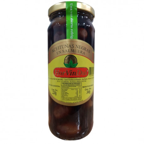 Aceituna Negra .320 grs x pack de 12 (vidrio) HOR VIN DUL