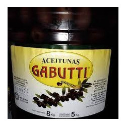 Aceituna negra nº 0 5 kg. GABUTTI