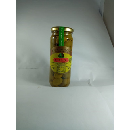 Aceituna verde c/c frasco 12* 220 grs. HOR VIN DUL