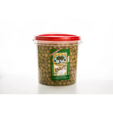 Aceituna Verde descarozada 5 kg (enteras) GABUTTI