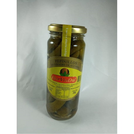 Aceitunas rellenas frasco vidrio 12* 320 grs. HOR VIN DUL