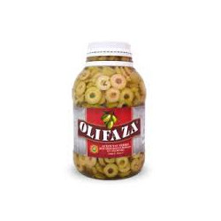 Aceituna verde rodaja 2 kg. OLIFAZA