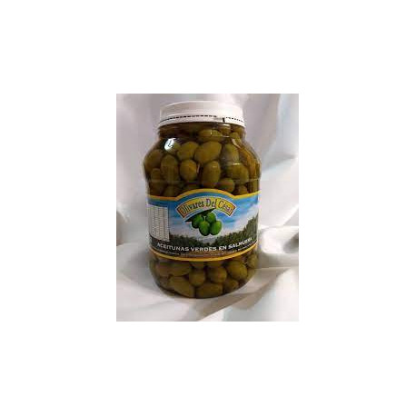 Aceituna Verde 1 5 Kg (balde) OLIVARES DEL CESAR