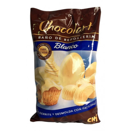 Chocolate moldeo blanco 1 kg. caja x 4 u. CHOCOLART