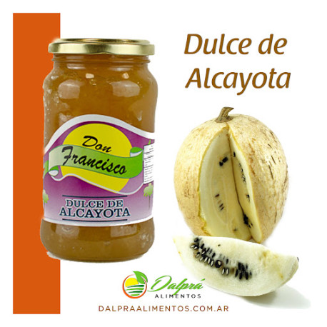 Mermelada artesanal Alcayota 450 Gr (frasco) DON FRANCISCO