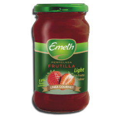 Mermelada Frasco Frutilla Light 6*454 Grs EMETH